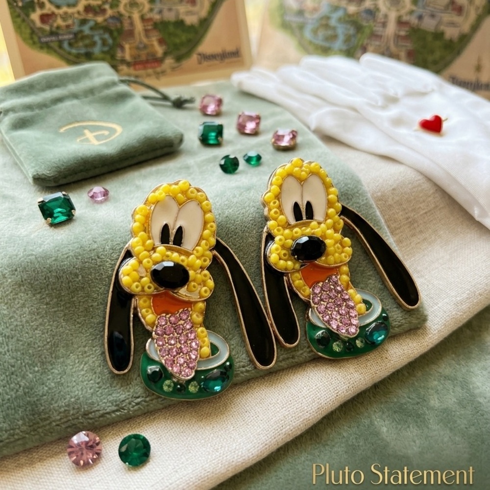 Pluto Statement Earrings